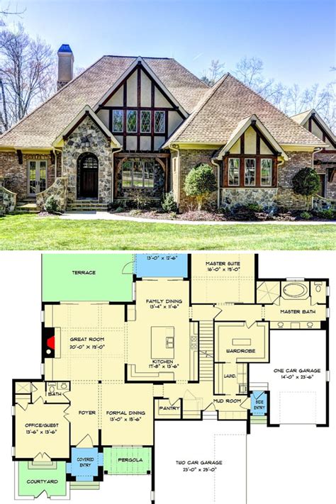 tudor house plans with photos.